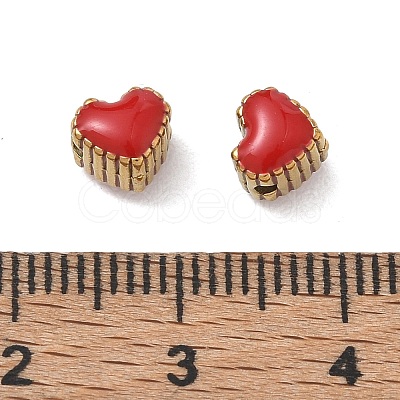 304 Stainless Steel Enamel Beads SA-CBAD60D-01G-01-1