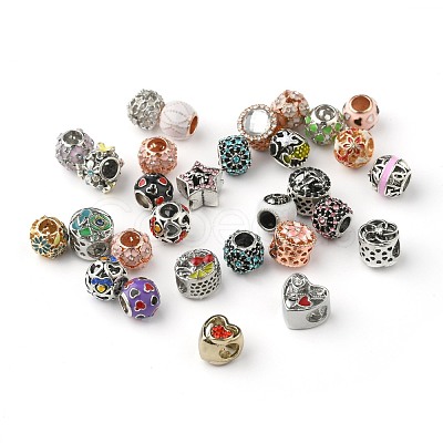 Alloy European Beads MPDL-S066-045-1