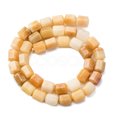 Natural Topaz Jade Beads Strands G-R015-A02-1