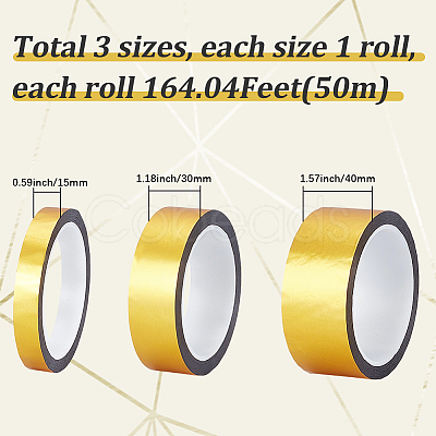 3Rolls 3 Styles OPP Self-adhesive Tapes DIY-SP0007-28-1