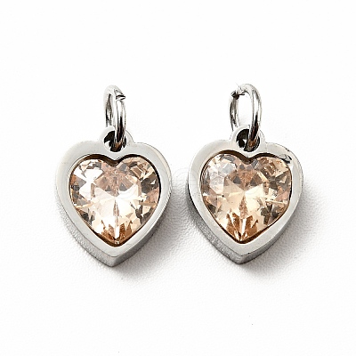 304 Stainless Steel Pendants STAS-D189-06P-11-1