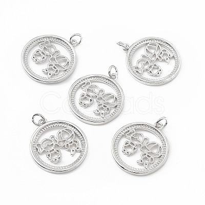 Brass Pendants KK-E068-VB199-1