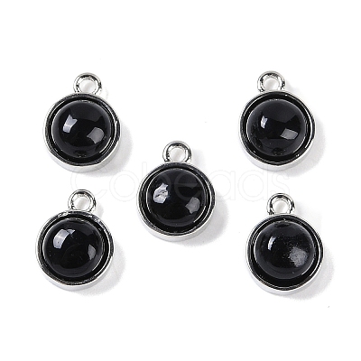 Natural Black Onyx(Dyed & Heated) Pendants G-K372-03P-04-1