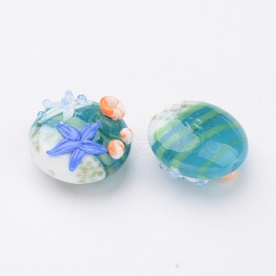 Ocean Style Handmade Lampwork Beads LAMP-J071-02-1
