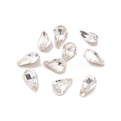 Glass Rhinestone Cabochons GGLA-P002-07A-01-1