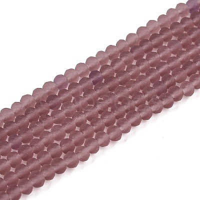 Transparent Glass Beads Strands EGLA-A044-T2mm-MD07-1
