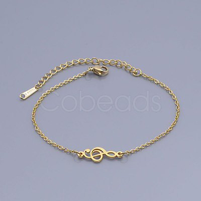201 Stainless Steel Link Bracelets BJEW-T011-JN502-2-1