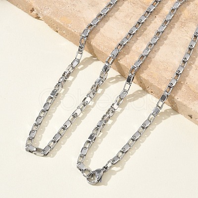 304 Stainless Steel Chain Necklaces & Bracelets Sets SJEW-D091-11P-1