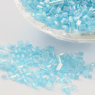 11/0 Two Cut Glass Seed Beads X-CSDB163-1