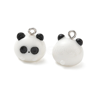 Animal Theme Opaque Resin Pendants RE-CBA4C51-02P-02-1