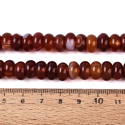 Dyed Natural Agate Beads Strands G-Q606-44B-01-1