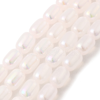 Natural Selenite Beads Strands G-F750-B-20-1