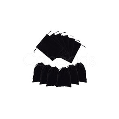 Velvet Packing Pouches Drawstring Bags ABAG-WH0046-30B-1