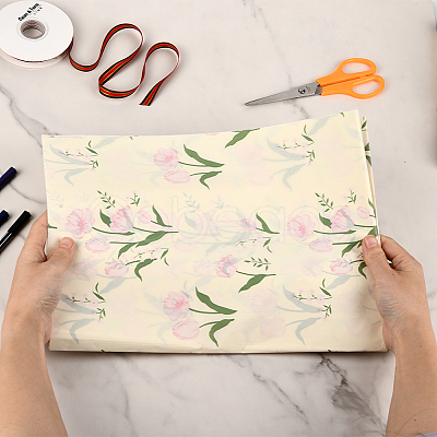 20Pcs 4 Colors Wrapping Paper DIY-SP0005-24-1