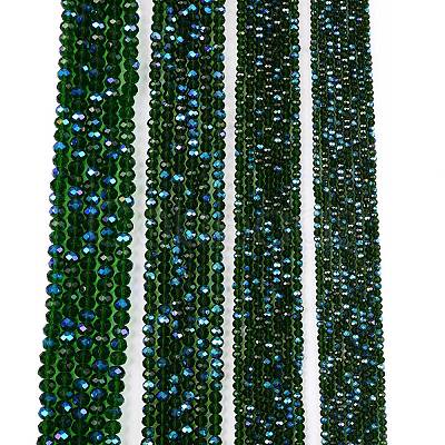 Electroplate Glass Beads Strands EGLA-A044-T8mm-L24-1