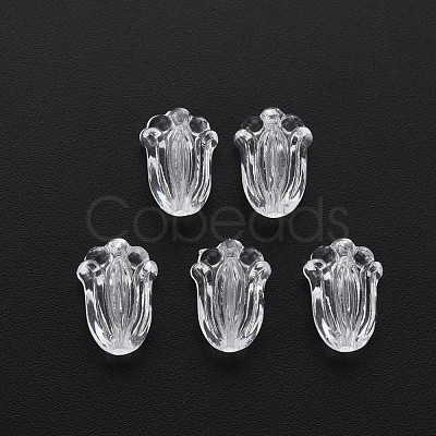 Transparent Acrylic Beads X-TACR-T003-18-1