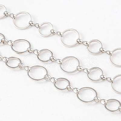 3.28 Feet Brass Handmade Chains X-CHR024-CK142-NF-1