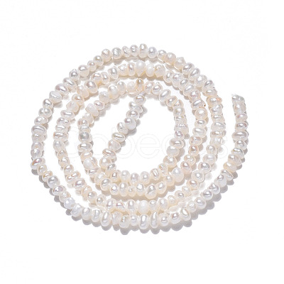 Natural Cultured Freshwater Pearl Beads Strands PEAR-N013-02C-1