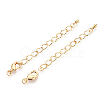 Brass Chain Extender KK-T074-61G-01-1