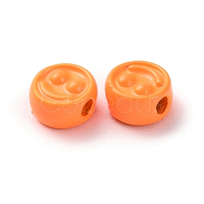 Spray Painted Alloy Beads PALLOY-M215-16M-1