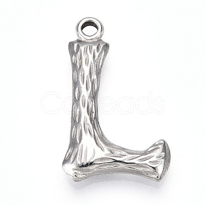 304 Stainless Steel Pendants STAS-N117-01P-L-1