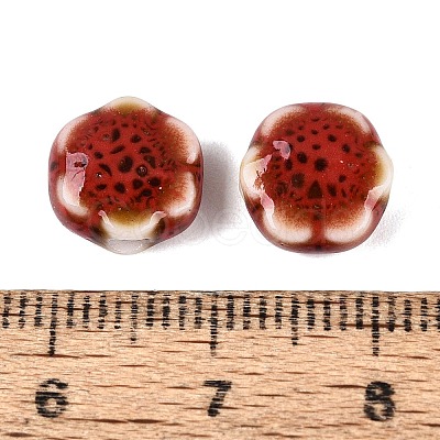 Vintage Handmade Porcelain Beads PORC-N013-25-25-1