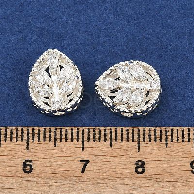 Brass Pave Cubic Zirconia Multi-strand Links ZIRC-F145-07S-01-1