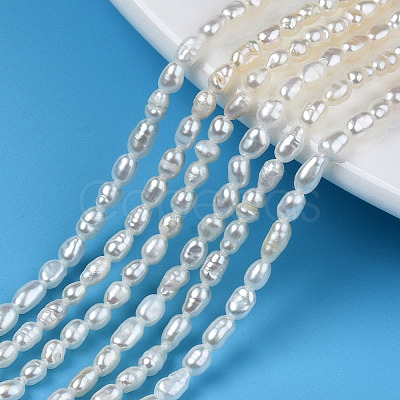 Natural Cultured Freshwater Pearl Beads Strands PEAR-N012-02I-1