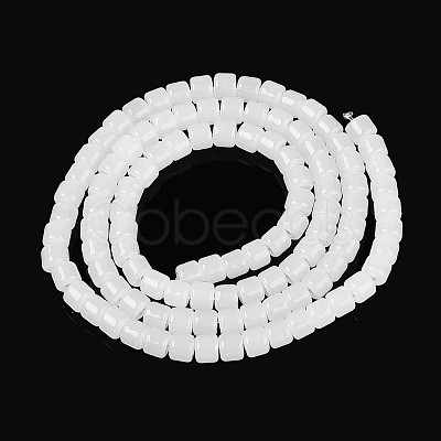Imitation Jade Glass Beads Strands GLAA-N065-4x4mm-B01-1