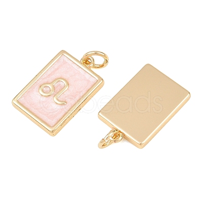 Brass Enamel Pendants KK-CBA62C2-01L-1