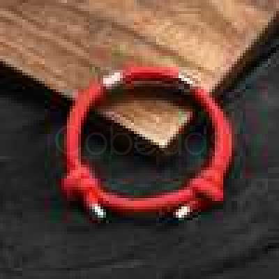 Nylon Cord Bolo Bracelets BJEW-Z081-10P-1