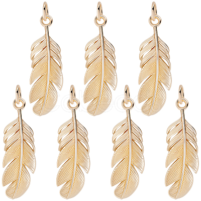 12Pcs Brass Pendants KK-BBC0027-66-1