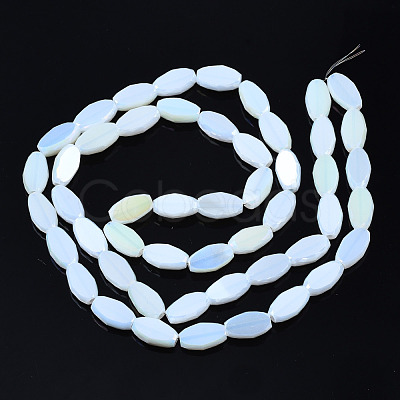 Electroplate Glass Beads Strands EGLA-Q125-009K-1