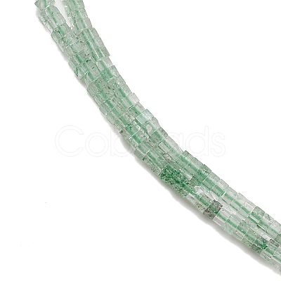 Natural Green Strawberry Quartz Beads Strands G-K399-B02-01-1