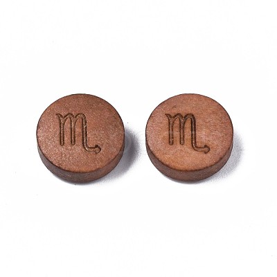 Laser Engraved Wood Beads WOOD-S053-53A-1