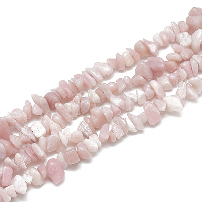 Natural Pink Opal Beads Strands X-G-S314-31-1