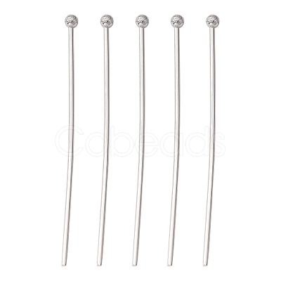Tarnish Resistant 304 Stainless Steel Ball Head pins STAS-N017-02-35mm-1