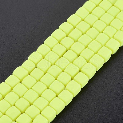 Handmade Polymer Clay Beads Strands CLAY-T020-09H-1