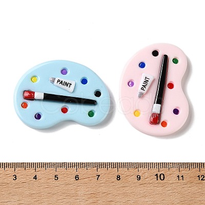 Opaque Resin Cabochons RE-CBAF175-04-1