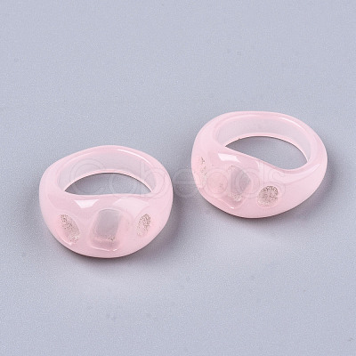 Resin Finger Rings X-RJEW-N033-008-C02-1