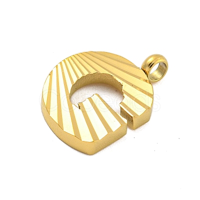 Ion Plating(IP) 304 Stainless Steel Charms STAS-G345-01G-G-1