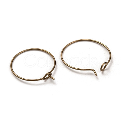 Brass Wine Glass Charm Rings EC067-2AB-NF-1