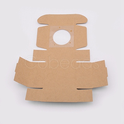 Kraft Paper Cardboard Jewelry Boxes CON-WH0039-06B-1