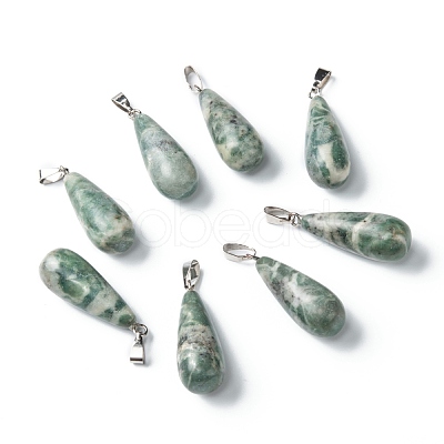 Natural Qinghai Jade Pendants G-F707-01-1