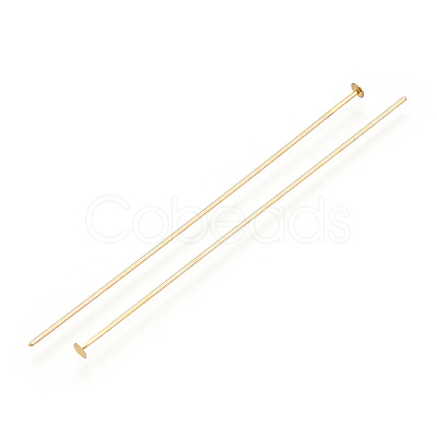 Brass Flat Head Pins KK-G331-11-0.7x63-1