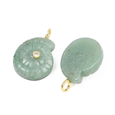 Natural Green Aventurine Pendants G-H353-02G-03-1