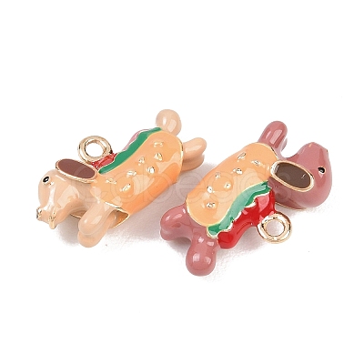 Alloy Enamel Pendants ENAM-A012-01G-1