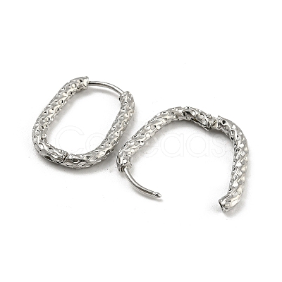 Non-Tarnish 304 Stainless Steel Hoop Earring LS-STAS-A091-17B-P-1