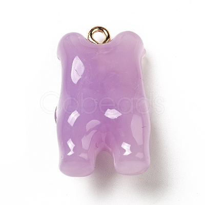 Cartoon Opaque Resin Pendants FIND-I029-01D-1