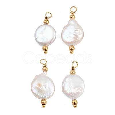 Natural Baroque Keshi Pearl Pendants PA-CBA0A45-15G-1